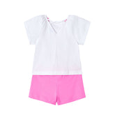 Girls Caribbean Short Set Camellia